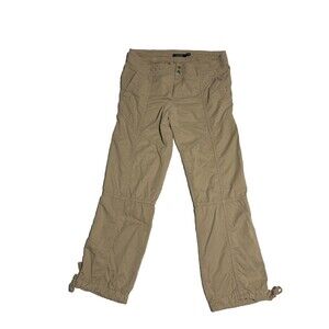 LAUREN RALPH LAUREN Women's Cargo Pants Beige Khaki Cotton Straight Sport Sz 10